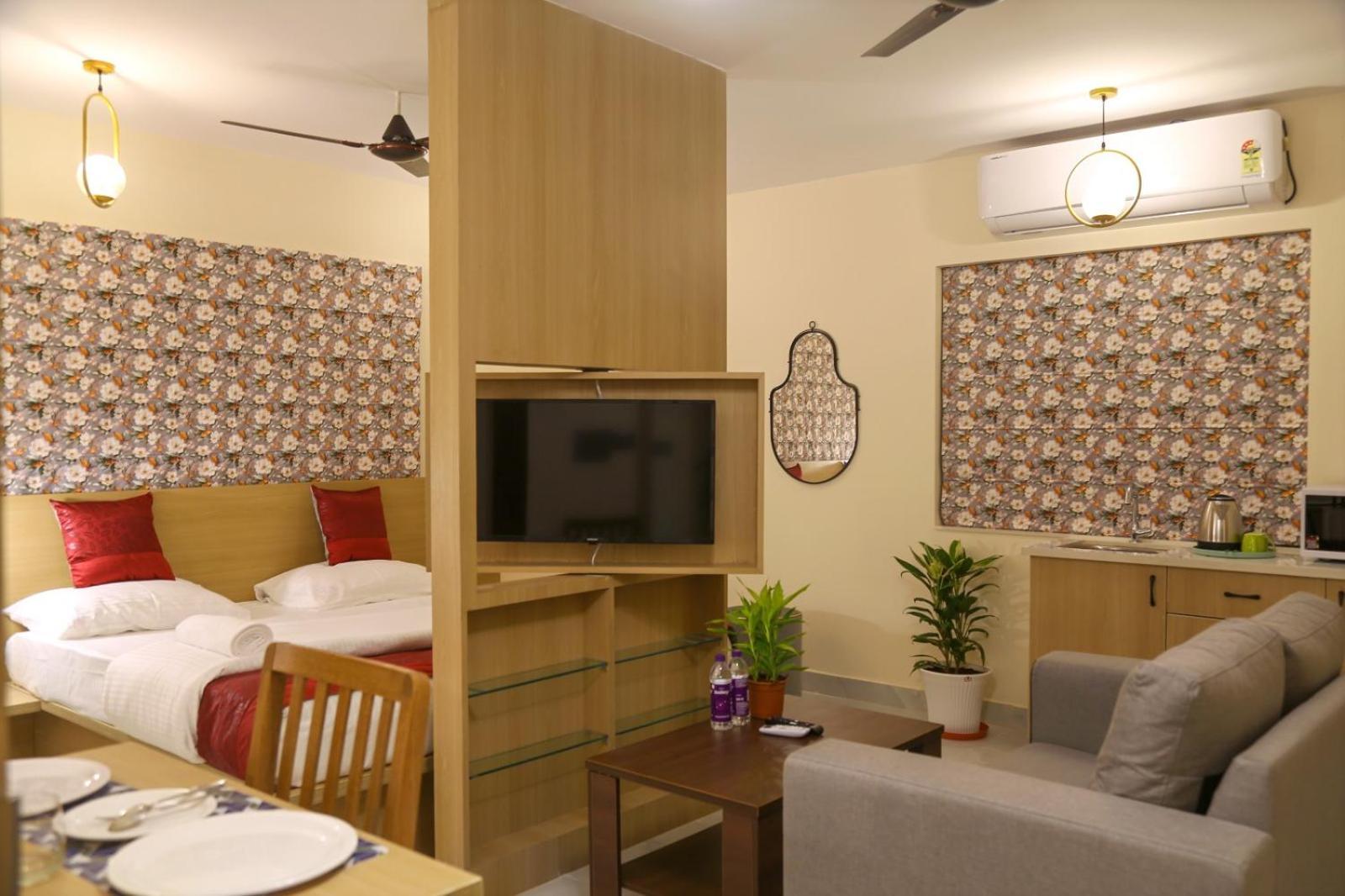 Lumis Studio Apartment Хайдарабад Экстерьер фото